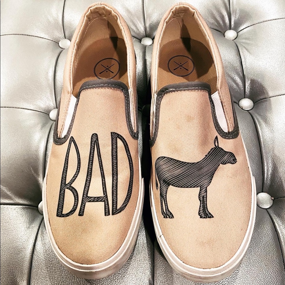 Inkkas BadASS Slip on Sneakers - Mens 9 : Womens 11
